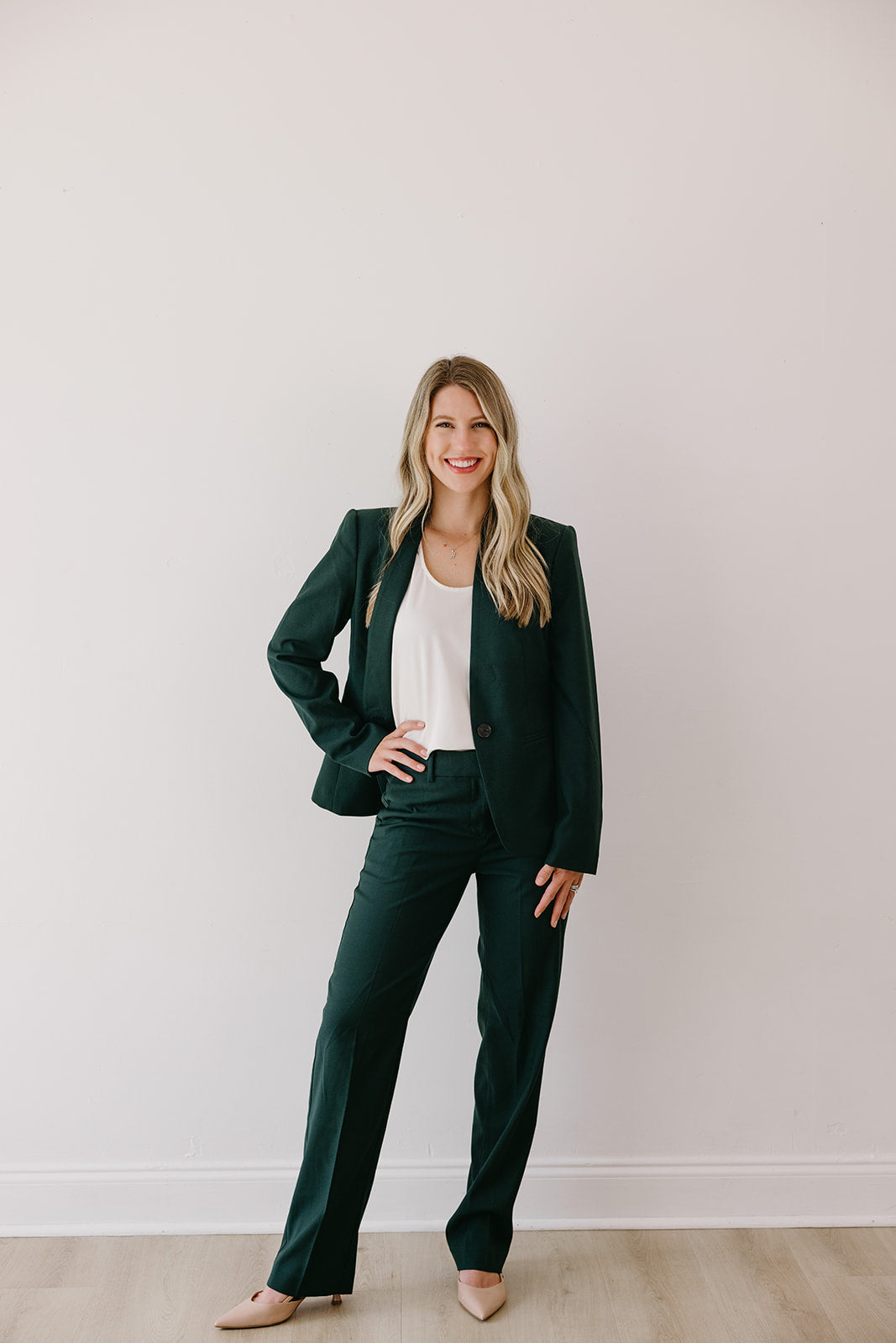 Rent Emerald Green Work Trousers for Women