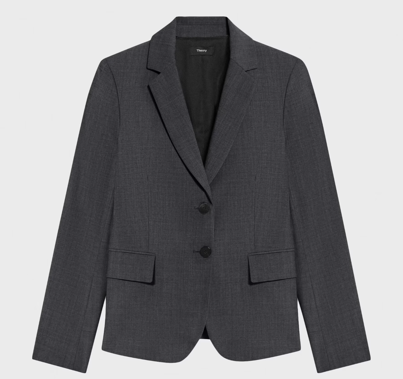 women's professional suit in charcoal
