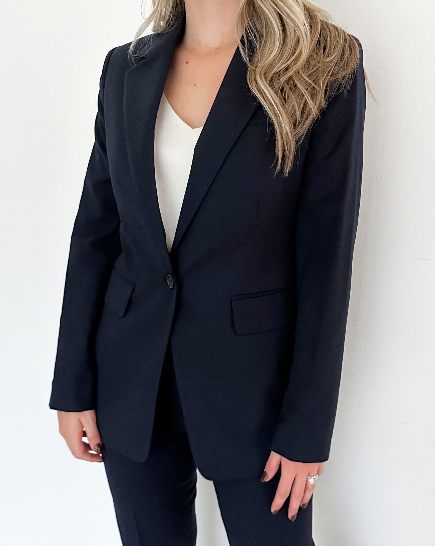 women's navy blazer #color_Navy