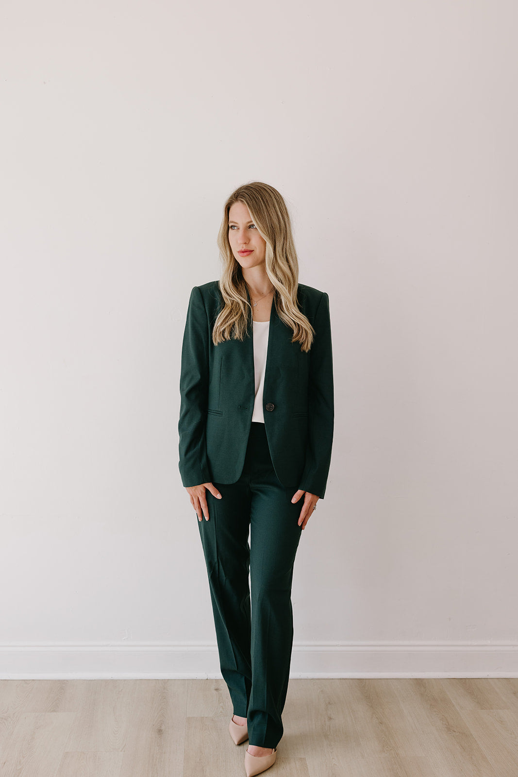 Rent Emerald Green Work Trousers for Women