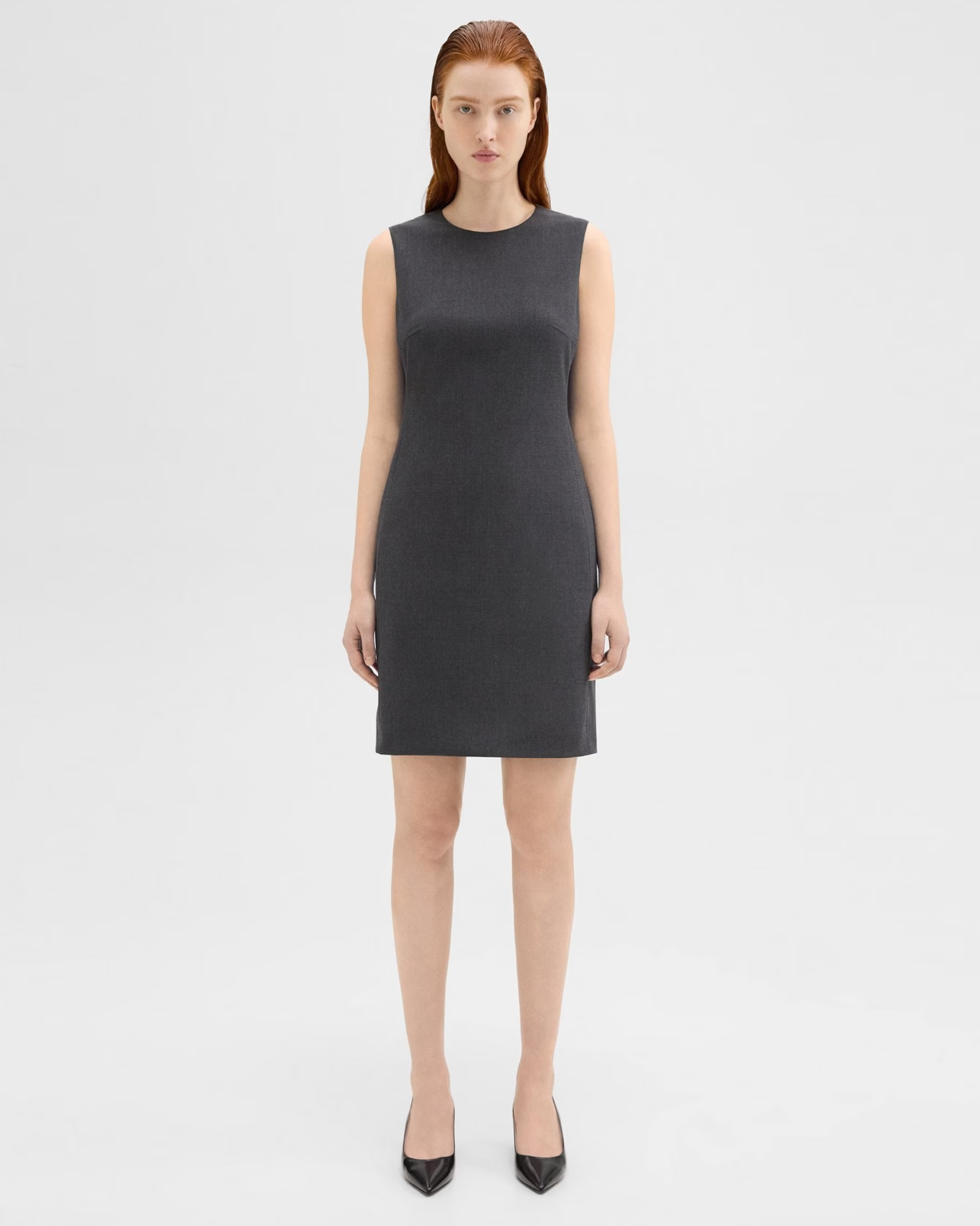 Kendra Sheath Dress - Charcoal