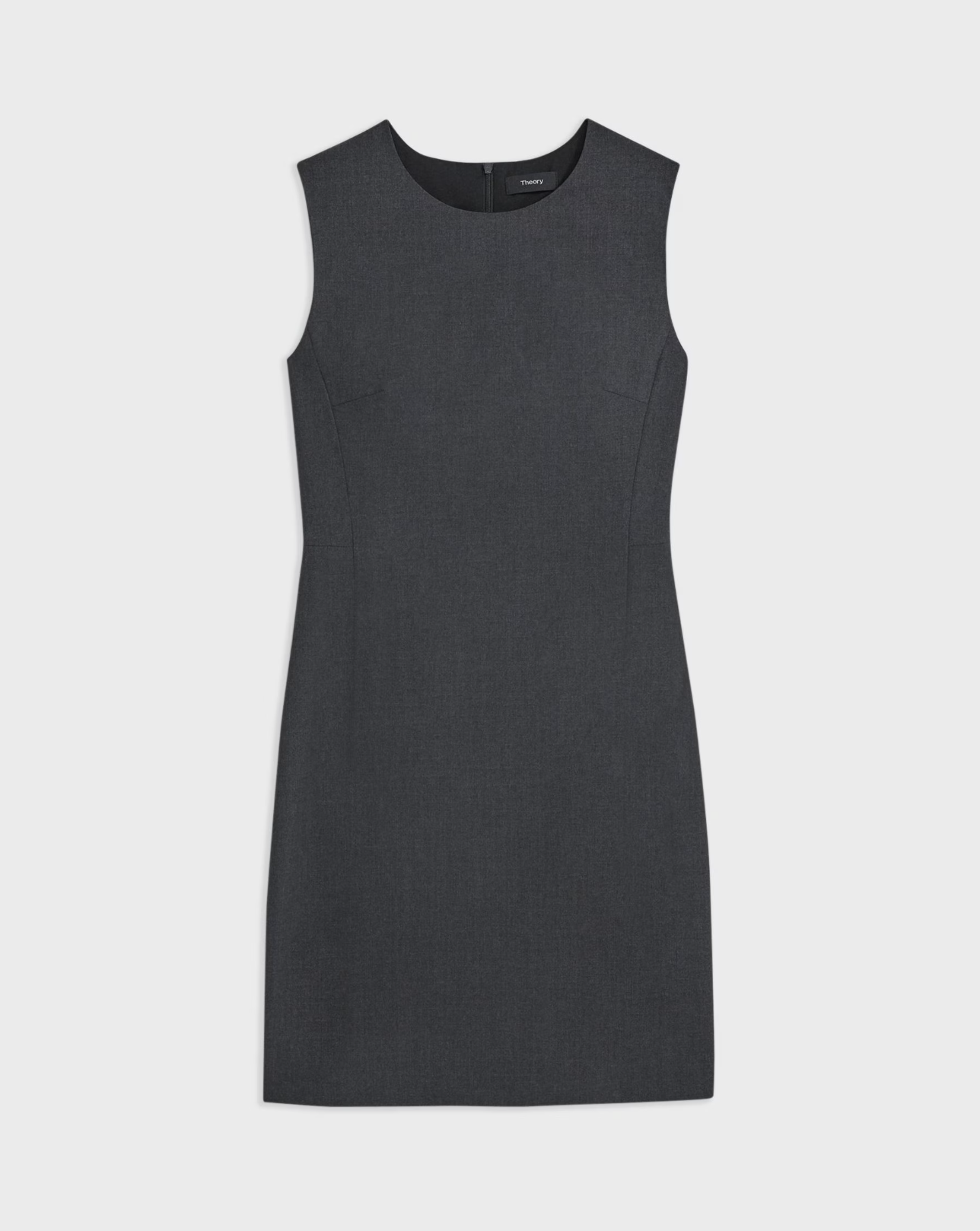 women's professional sheath dress in charcoal