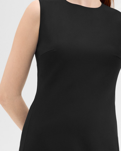 women's professional sheath dress in black #color_Black