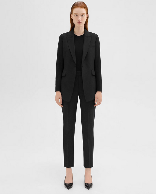 women's suit in black