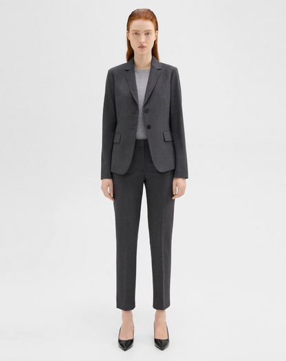 Women's professional suit in charcoal #color_Charcoal